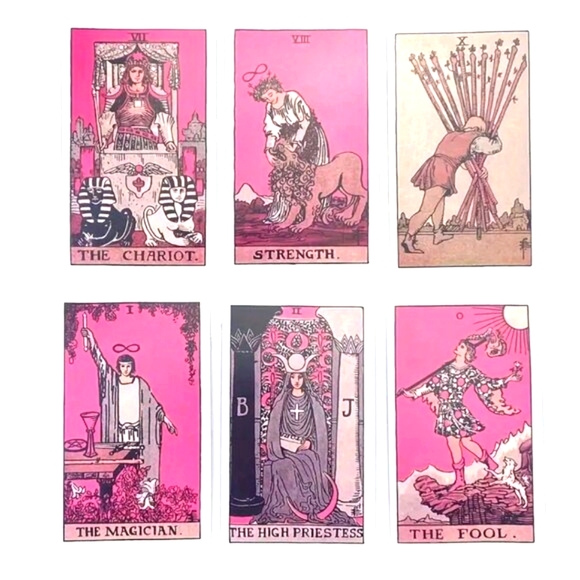 Pink Tarot for Beginners Rider Waite 78 Cards - Picture 8 of 8